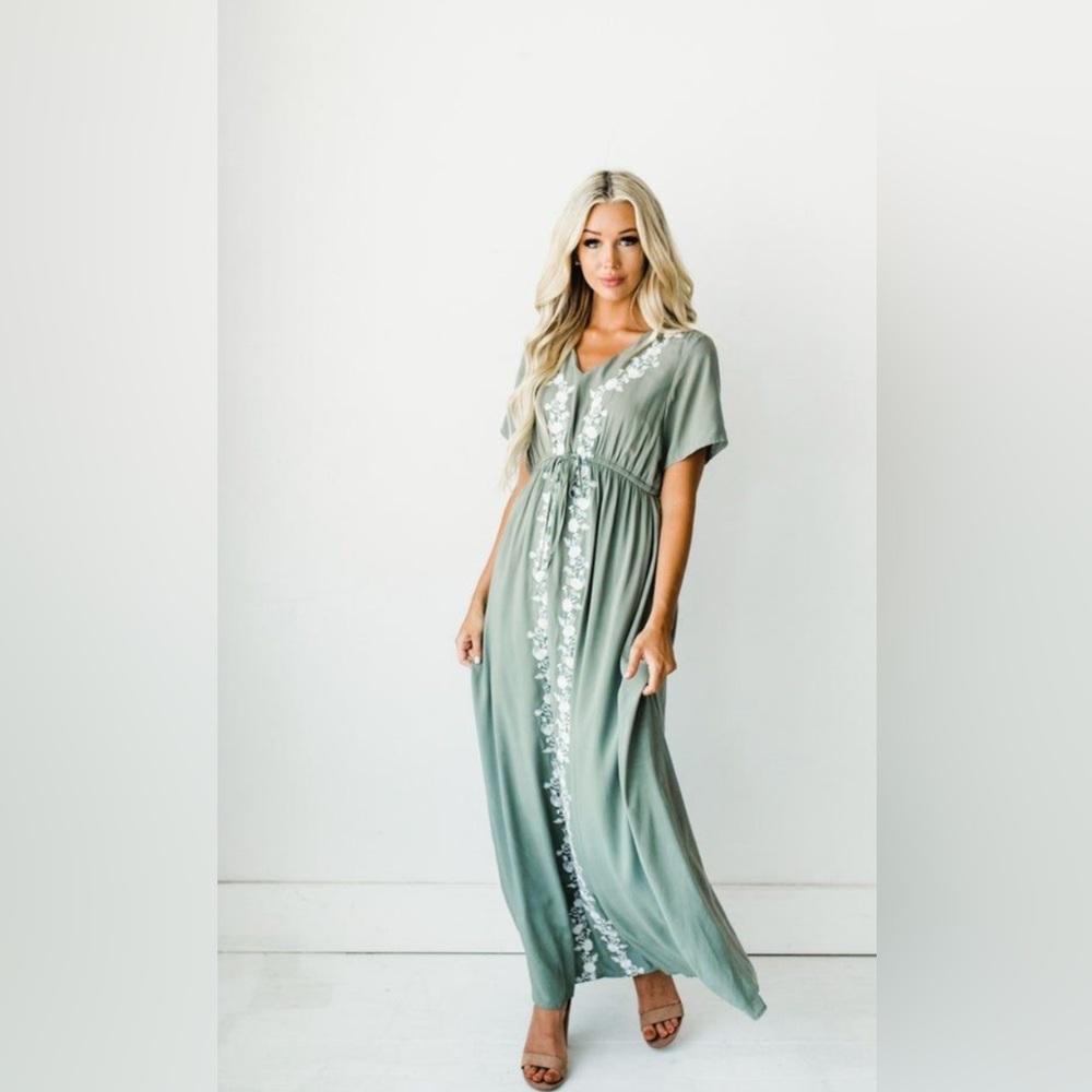 Fehrnvi Embroided Lula Dress